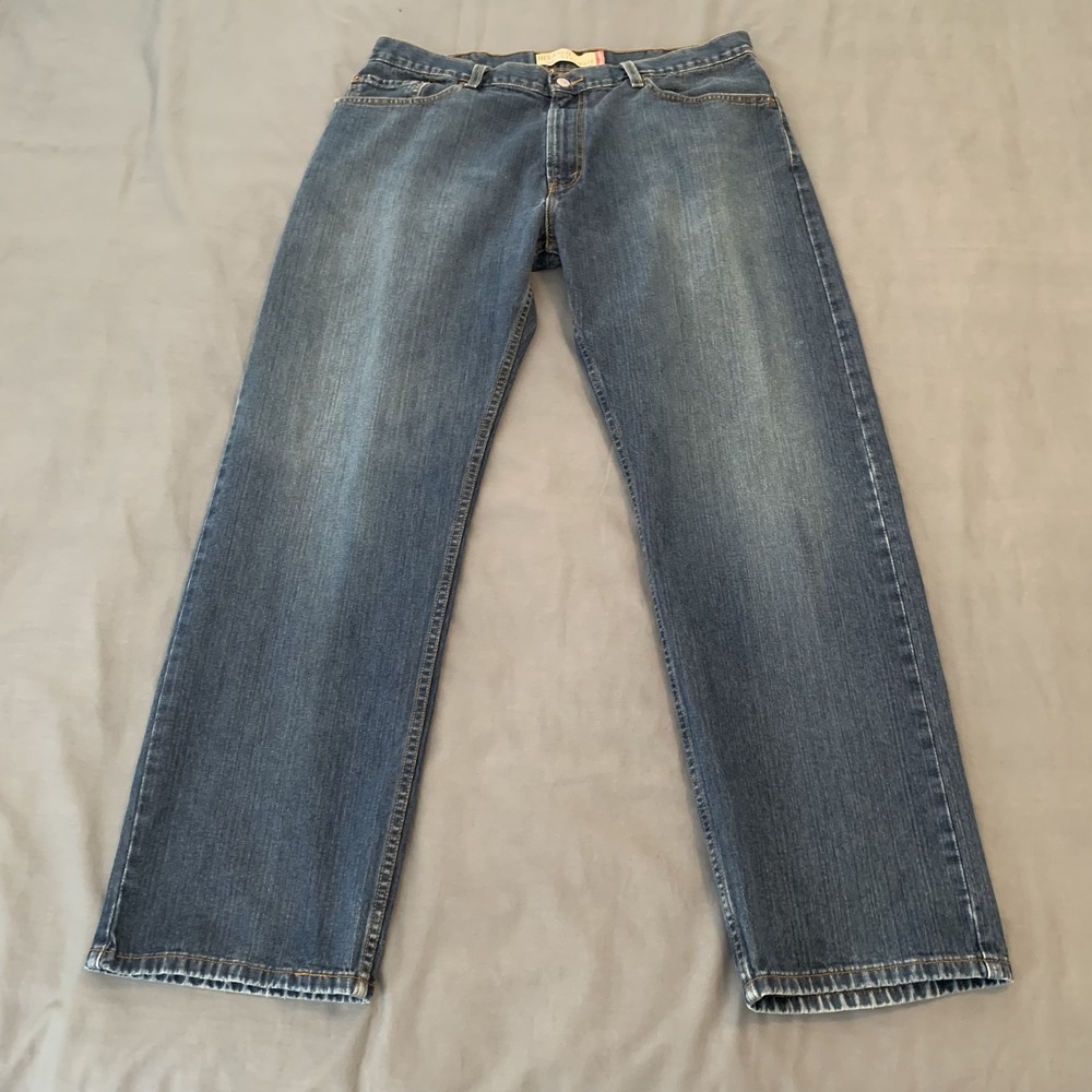 Levis 559 Jeans Mens‎ 38x32 Blue Relaxed Straight Fit Denim Made Colombia